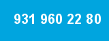 931 960 22 80 931 960 22 80